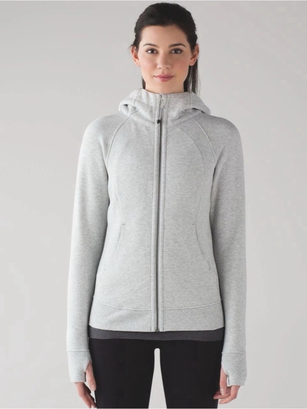 Lululemon Heathered Vapor Scuba Hoodie